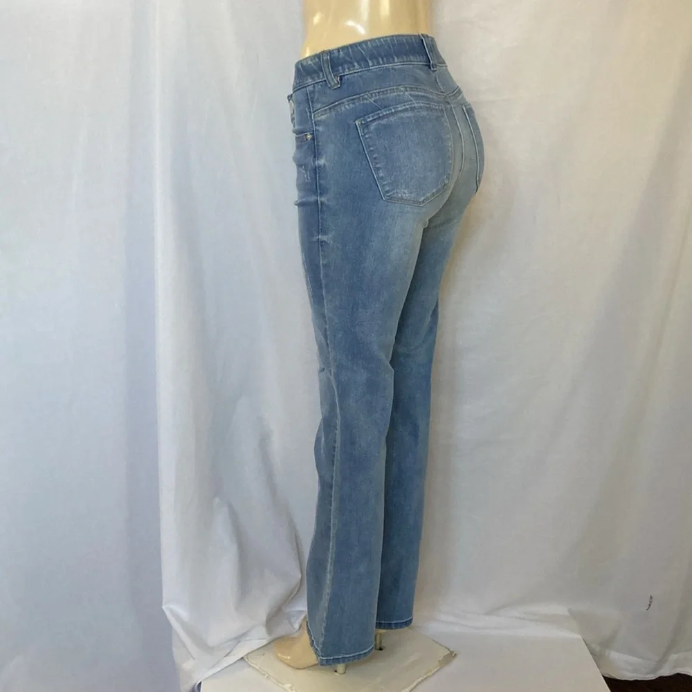 DEMOCRACY Jeans Women’s Tummy Control Size 6 Distressed Itty Bitty Boot NWOT_7